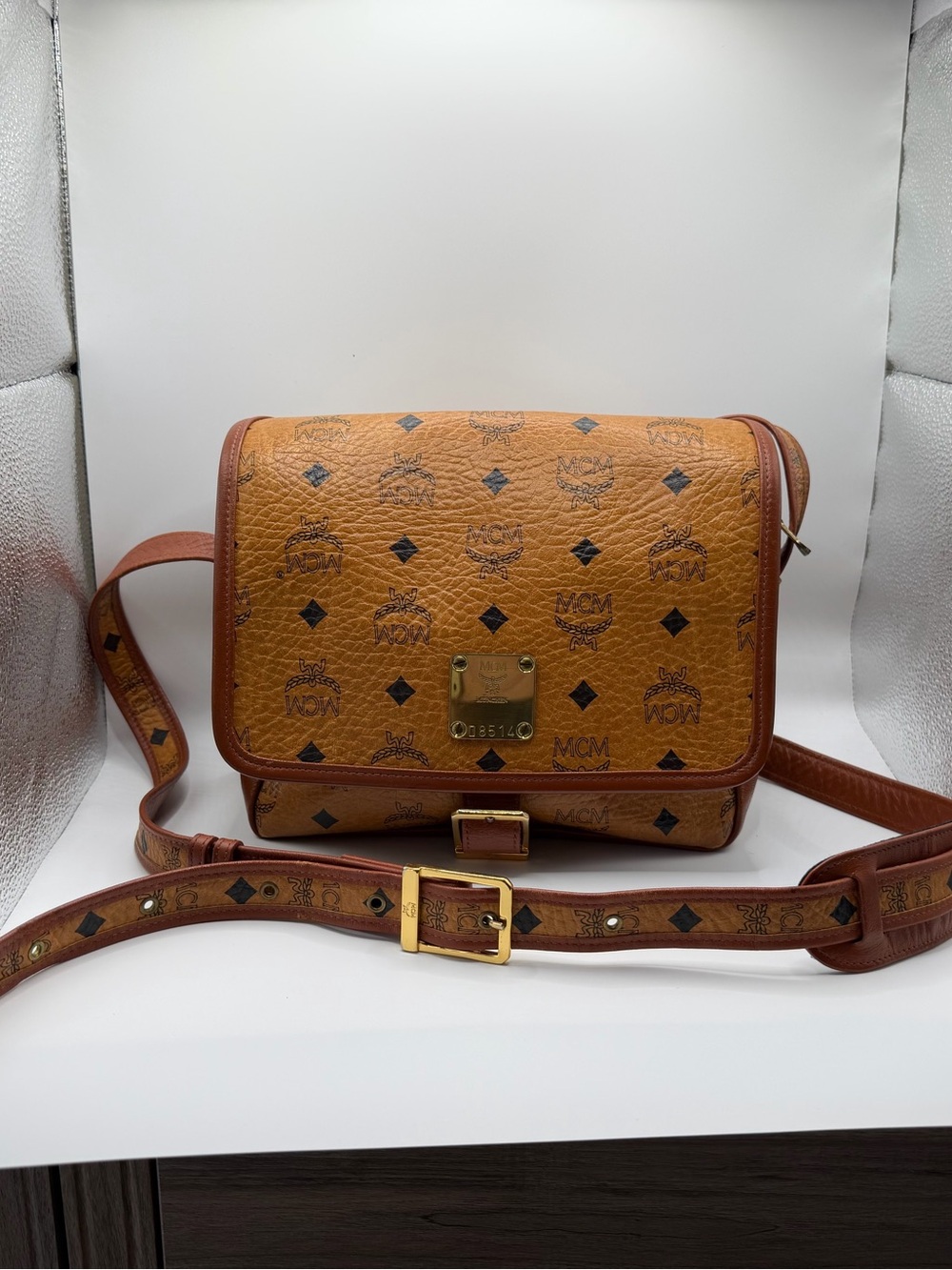 Vintage MCM Visetos Crossbody Bag / COA